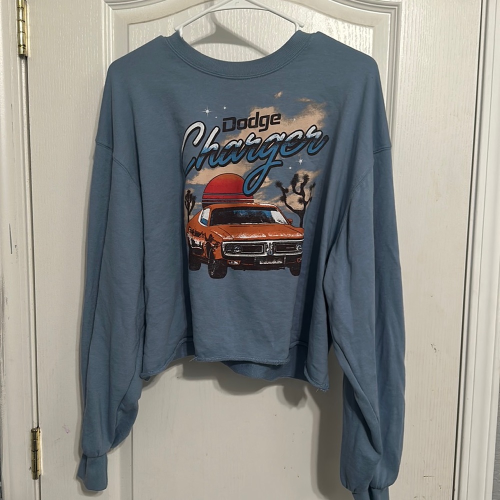 Dodge, Light Blue Crew Neck, XXL